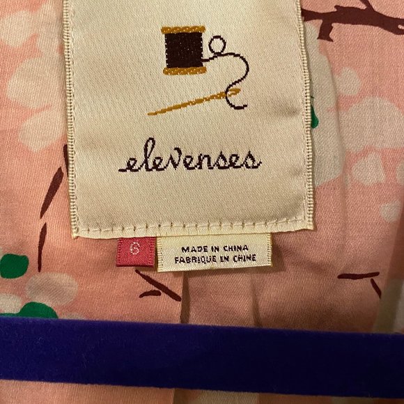 EUC Anthropologie Elevenses B/W Blazer 6 - Picture 7 of 8